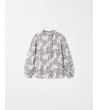 Blusa Oriental Bordada con Estampado de Flores para mujer | MULAYA