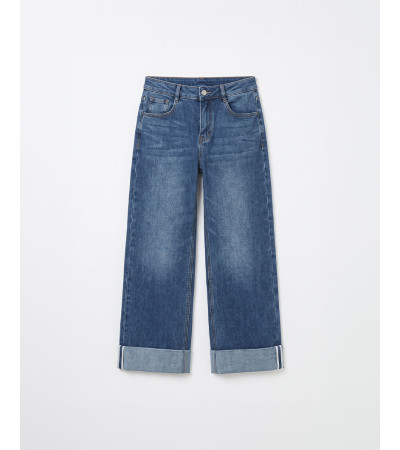 JEANS STRAIGHT CON FAJA INTERNA