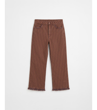PANTALÓN STRAIGHT RAYADO DESFLECADO