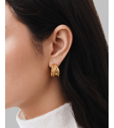 PENDIENTES ARO DORADOS