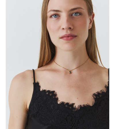 COLLAR EFECTO PIEDRA CADENA