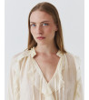 Blusa Semitransparente con Volantes para Mujer | MULAYA