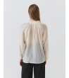 Blusa Semitransparente con Volantes para Mujer | MULAYA