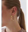 Pendientes de Aro Fino Dorados para Mujer |  MULAYA