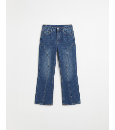 JEANS RECTOS DETALLE COSTURA | MULAYA
