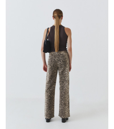 JEANS WIDE LEG LEOPARDO | MULAYA