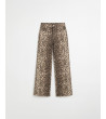 JEANS WIDE LEG LEOPARDO | MULAYA