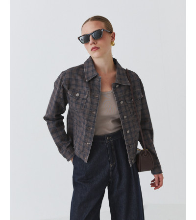 CHAQUETA VAQUERA CUADROS TARTÁN | MULAYA