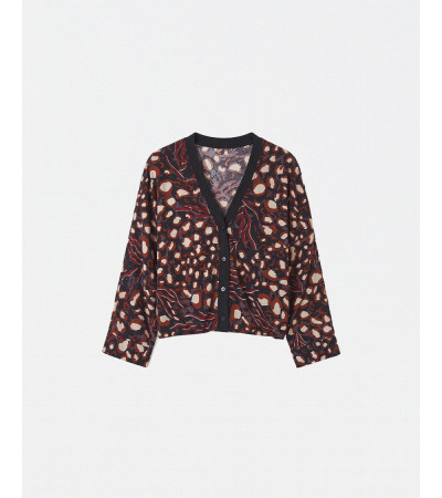 CHAQUETA FLUIDA ESTAMPADA | MULAYA