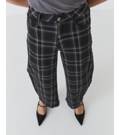 PANTALON BALLOON CUADROS | MULAYA