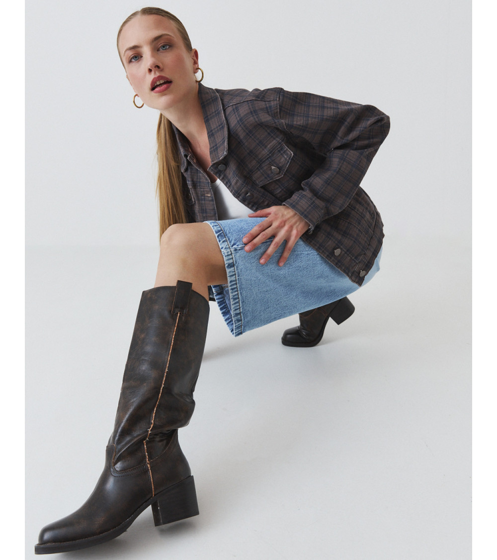 BOTA CAÑA ALTA BIKER | MULAYA