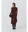 Vestido largo asimétrico para mujer | MULAYA