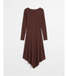 Vestido largo asimétrico para mujer | MULAYA