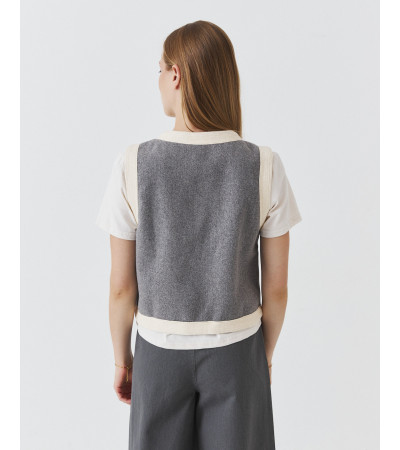 Chaleco de Punto Estilo Boho y Bordados de Flores para Mujer | MULAYA