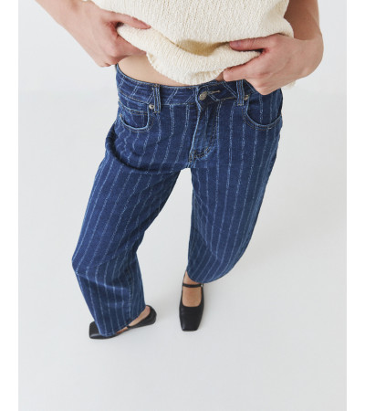 JEANS BALLOON EFECTO RAYADO