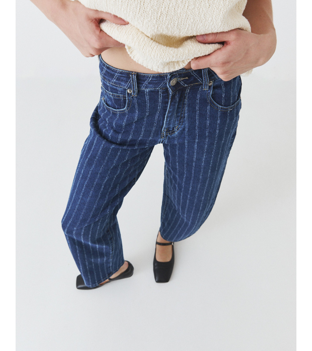 JEANS BALLOON EFECTO RAYADO