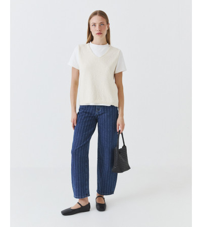 JEANS BALLOON EFECTO RAYADO