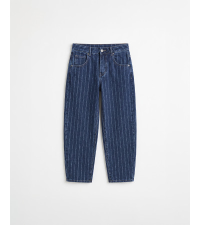 JEANS BALLOON EFECTO RAYADO