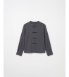 BLUSA ORIENTAL CUELLO MAO ALAMARES MANGA LARGA | MULAYA