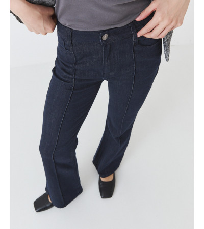 JEANS FLARE COSTURA