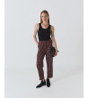 PANTALÓN BARREL FLUIDO CUADROS