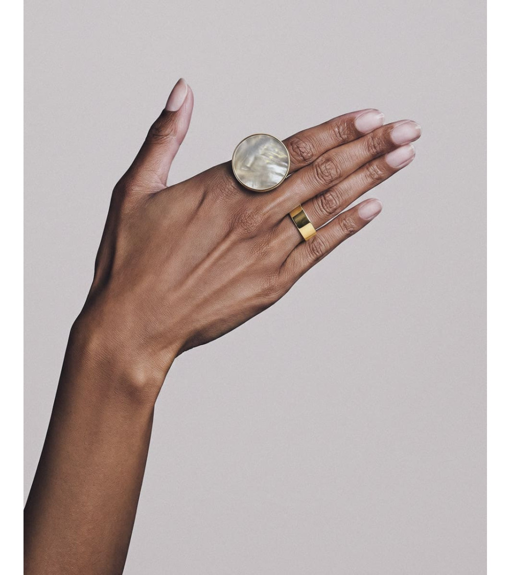 ANILLO CIRCULAR EFECTO PIEDRA