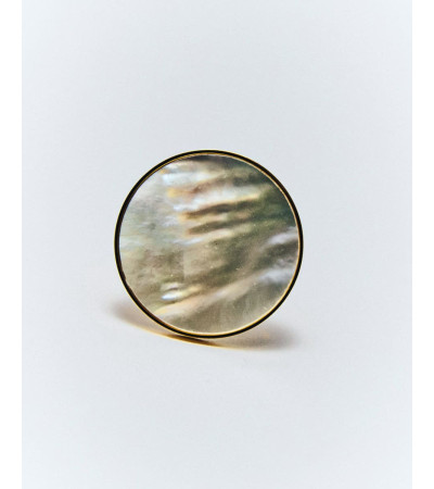 ANILLO CIRCULAR EFECTO PIEDRA