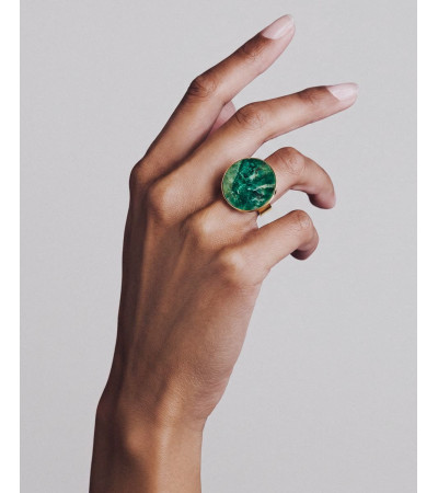 ANILLO CIRCULAR EFECTO PIEDRA