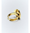 ANILLO ROCA DORADO