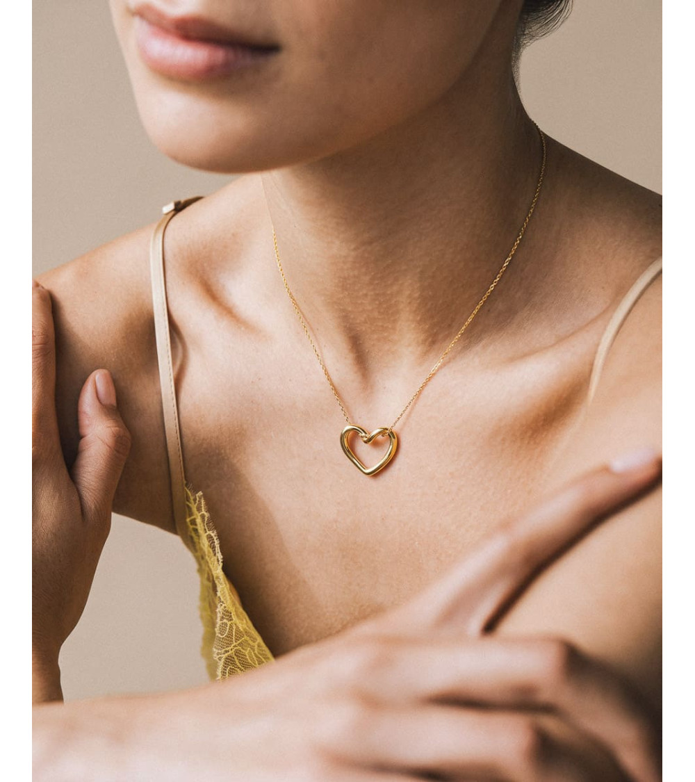 COLLAR CADENA CORAZÓN