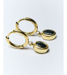PENDIENTES ARO CON DIJE