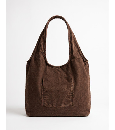BOLSO SHOPPER DENIM BOTÓN IMANTADO BOLSILLO INTERNO | MULAYA