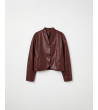 CHAQUETA EFECTO PIEL | MULAYA
