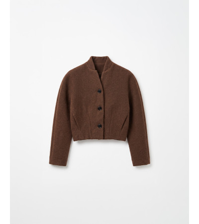 CHAQUETA CROP CON LANA | MULAYA