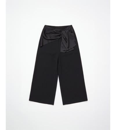 PANTALÓN PALAZZO CON LAZO | MULAYA