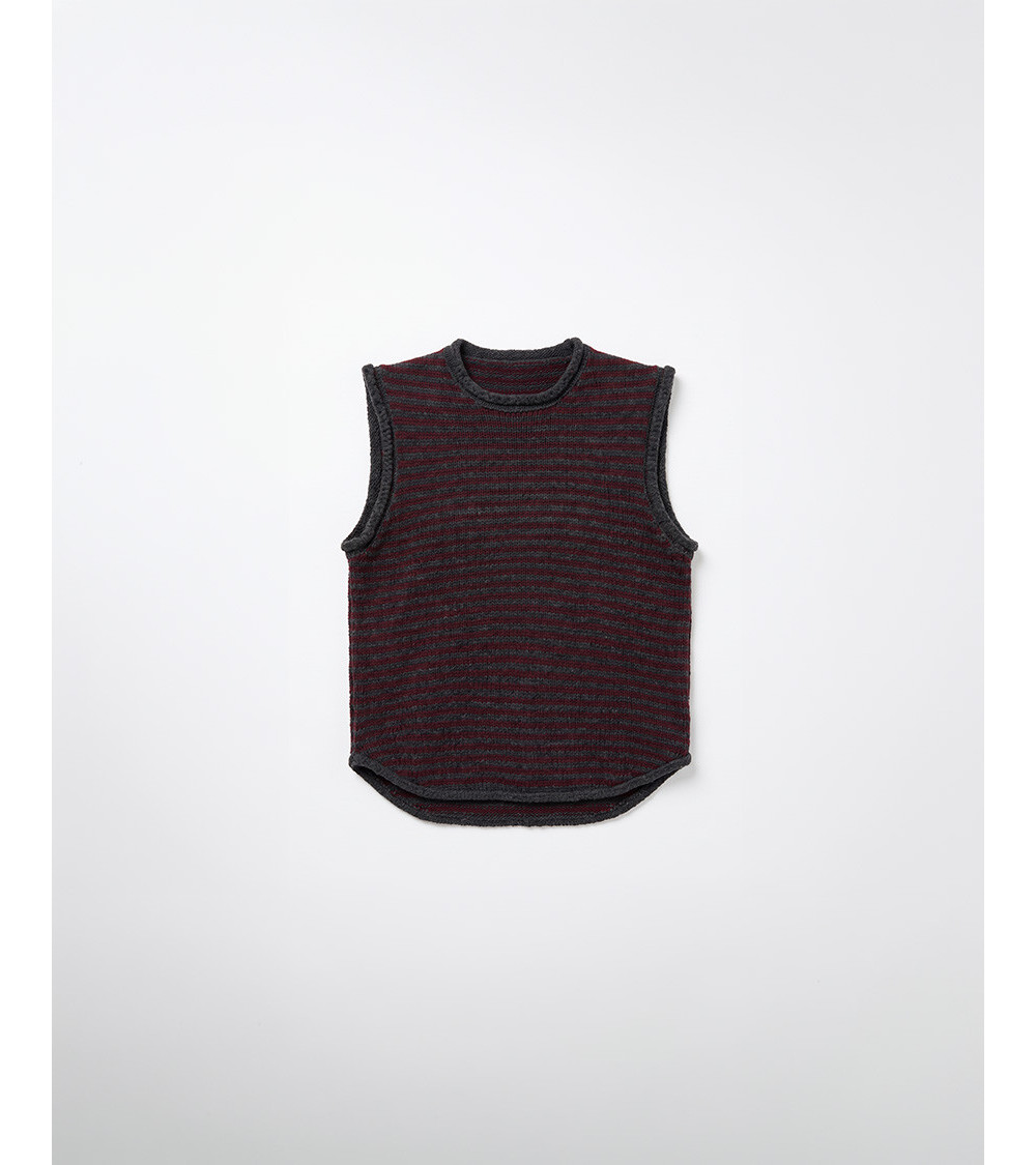 CHALECO CUELLO REDONDO RAYAS | MULAYA