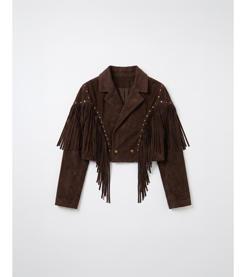 CHAQUETA ANTE FLECOS | MULAYA