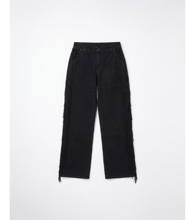 JEANS WIDE LEG FLECOS | MULAYA