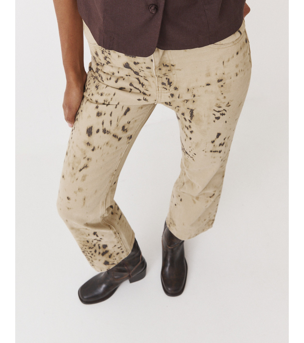PANTALON STRAIGHT ANIMAL PRINT | MULAYA