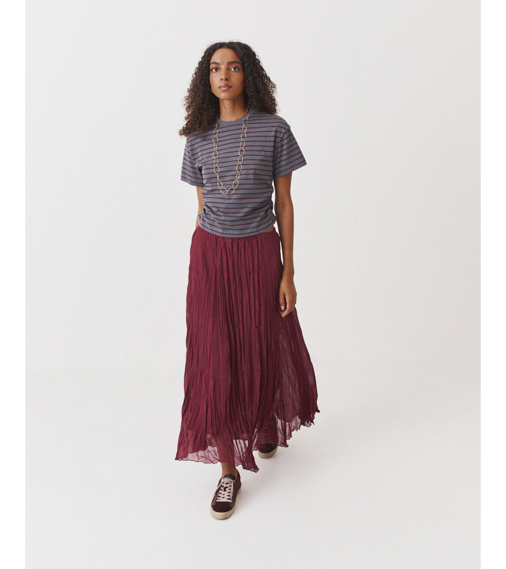 FALDA MIDI PLISADA | MULAYA