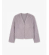 CHAQUETA PELOS BROCHE BARRIL FRONTAL | MULAYA