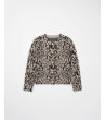 CÁRDIGAN ANIMAL PRINT CUELLO REDONDO | MULAYA