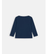 CAMISETA MANGA FRANCESA CUELLO BARCO ALGODÓN | MULAYA