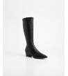 BOTAS ALTAS EFECTO PIEL TACÓN 4CM | MULAYA