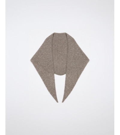 PAÑUELO TRIANGULAR LENTEJUELAS PUNTO | MULAYA