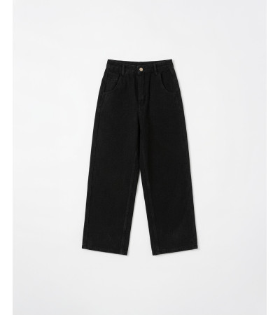 JEANS WIDE LEG ANIMAL PRINT CON PINZAS | MULAYA