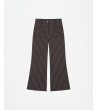 PANTALÓN FLARE RAYAS A CONTRASTE BOLSILLOS | MULAYA