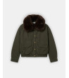 CHAQUETA ACOLCHADA CUELLO PELO DESMONTABLE | MULAYA