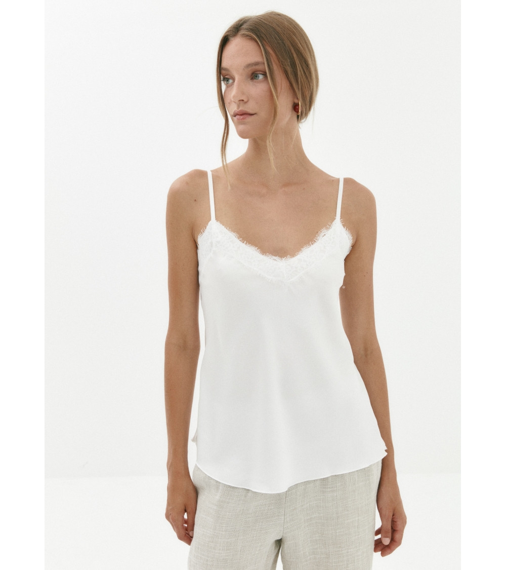 BLUSA TIRANTES SATINADA