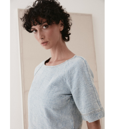 BLUSA DENIM TEXTURA